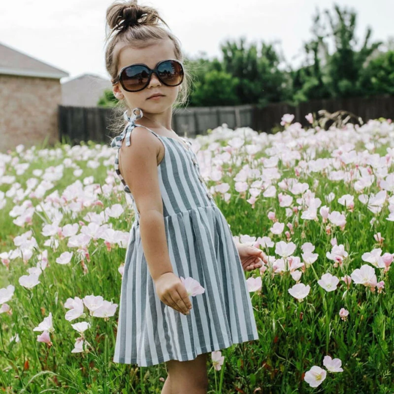 1-6T Toddler Kid Baby Girls Clothes Sleeveless Striped Dress Elegant Cute lovely Plain Summer Sundress Outfits
1-6T Toddler Kid Baby Girls Clothes Sleeveless Striped Dress Elegant Cute lovely Plain Summer Sundress Outfits