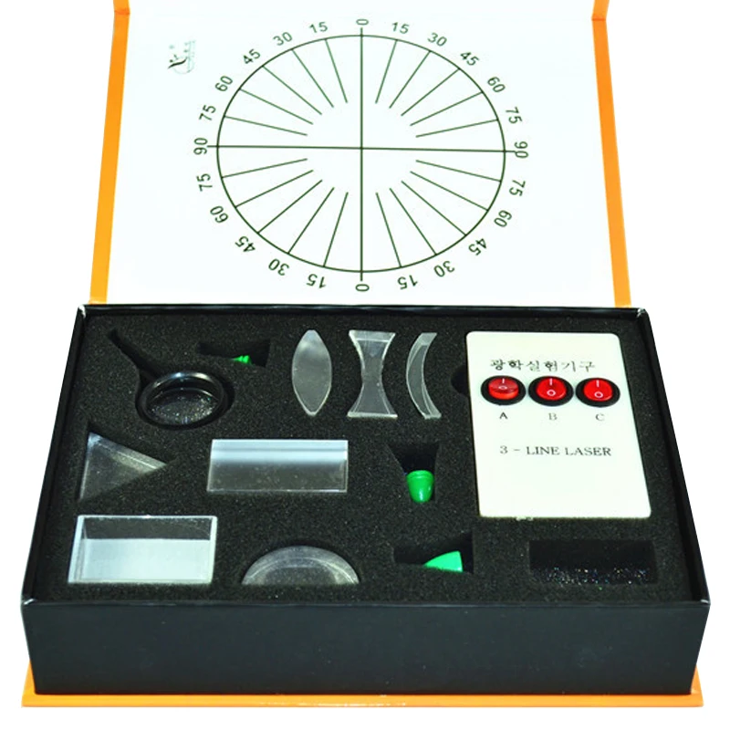 Physical Optics Experiment Set Triangular Prism Laser Lights Convex Concave Lens Set Child Gift Toy Science Equipment
Physical Optics Experiment Set Triangular Prism Laser Lights Convex Concave Lens Set Child Gift Toy Science Equipment