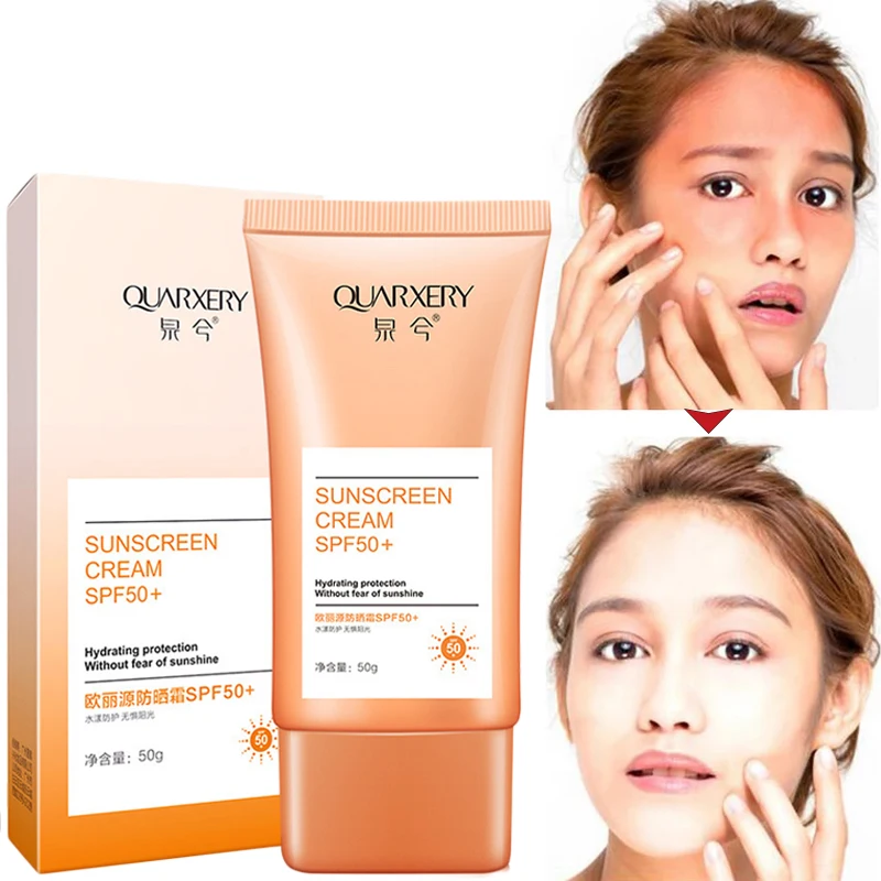 Waterproof Body Face Sunscreen Cream Skin Care Whitening Creams Sunblock Protective Moisturizing Britening Sun | Красота и здоровье