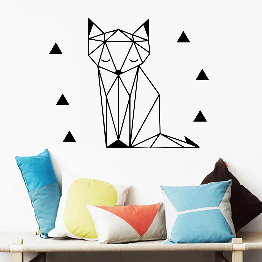 Pretty geometry fox Wall Sticker Removable Stickers Diy Wallpaper For Kids baby Rooms Home bedroom Decor vinyl Wall Decals mural
Pretty geometry fox Wall Sticker Removable Stickers Diy Wallpaper For Kids baby Rooms Home bedroom Decor vinyl Wall Decals mural