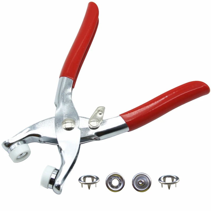 High Quality Prong Ring Stud Press Pliers Grommet Rivets Eyelet Fastener Snap Pliers For 9.5mm Button Hand Tools
High Quality Prong Ring Stud Press Pliers Grommet Rivets Eyelet Fastener Snap Pliers For 9.5mm Button Hand Tools