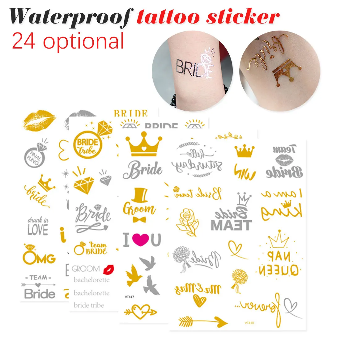 1Sheet Gold Silver Face Tattoo Waterproof Bronzing Freckles Make Up Body Art Flash Tattoo Sticker Eye Decals Bride Tribe Party
1Sheet Gold Silver Face Tattoo Waterproof Bronzing Freckles Make Up Body Art Flash Tattoo Sticker Eye Decals Bride Tribe Party