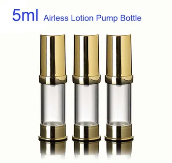 300pcs/lot 5ml 5cc Gold Empty Cosmetic Airless Bottle Plastic Treatment Pump Travel Bottles Cosmetic Vacuum Lotion Bottles
300pcs/lot 5ml 5cc Gold Empty Cosmetic Airless Bottle Plastic Treatment Pump Travel Bottles Cosmetic Vacuum Lotion Bottles