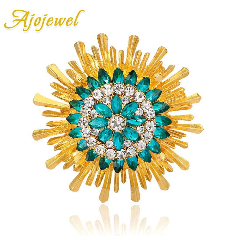 Ajojewel Gold Color Crystal Rhinestone Sunflower Brooch Fashion Ladies Costumes Costume Accessories Women Jewelry
Ajojewel Gold Color Crystal Rhinestone Sunflower Brooch Fashion Ladies Costumes Costume Accessories Women Jewelry