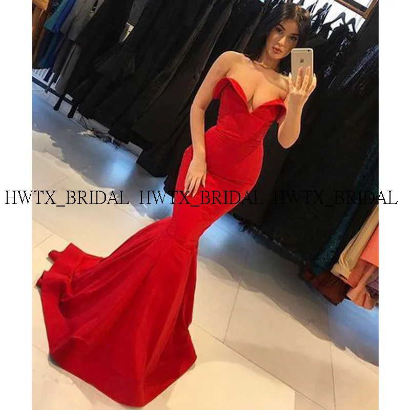 Arabic Red Mermaid Evening Dress New 2020 Elegant Satin Simple Long Dubai Formal Evening Gowns Vestidos de fiesta de noche
Arabic Red Mermaid Evening Dress New 2020 Elegant Satin Simple Long Dubai Formal Evening Gowns Vestidos de fiesta de noche
