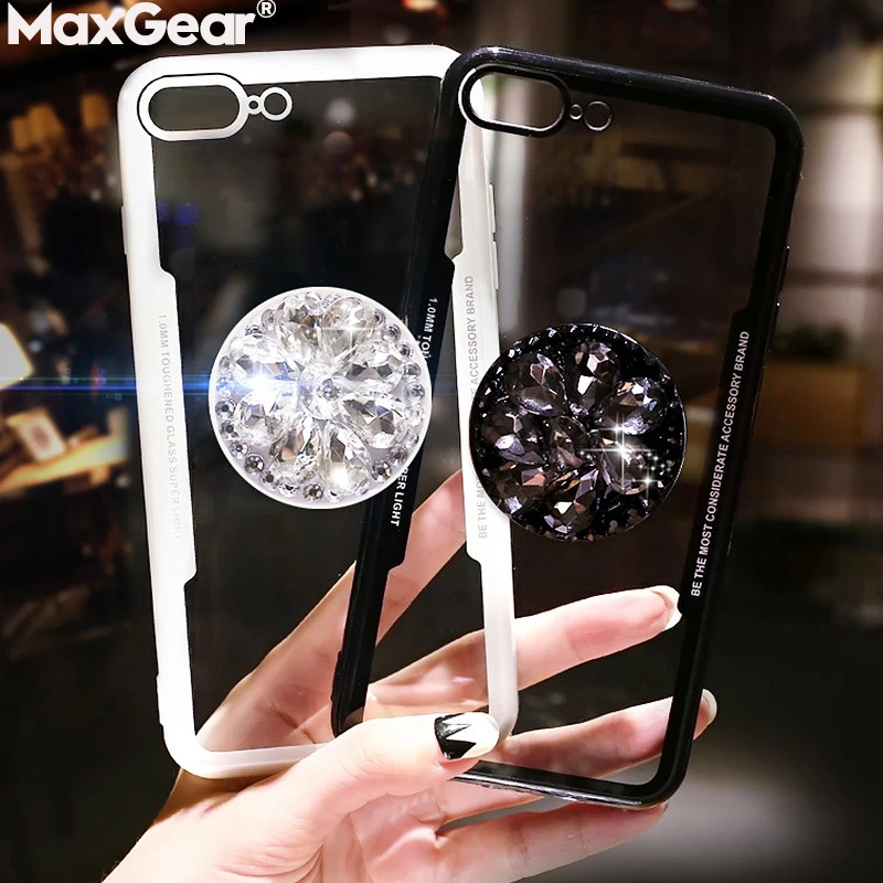 Hot Crystal Diamond Bracket Phone Case For iPhone X XS Max XR Quartz Stand Soft Cover Para Apple 7 8 6 6S Plus Luxury Case Coque
Hot Crystal Diamond Bracket Phone Case For iPhone X XS Max XR Quartz Stand Soft Cover Para Apple 7 8 6 6S Plus Luxury Case Coque