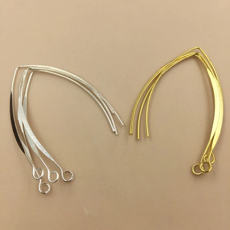 REGELIN 50pcs/lot 43*0.6mm Copper French-style Ear Hooks Ear Wires Settings Base Settings for DIY Earrings Ear Jewelry Making
REGELIN 50pcs/lot 43*0.6mm Copper French-style Ear Hooks Ear Wires Settings Base Settings for DIY Earrings Ear Jewelry Making