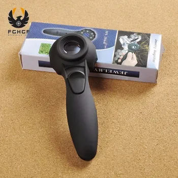 FGHGF 30X Handle Handheld Magnifier LED Light Lamps Illumination Magnifying Glass Loupe For Reading
FGHGF 30X Handle Handheld Magnifier LED Light Lamps Illumination Magnifying Glass Loupe For Reading