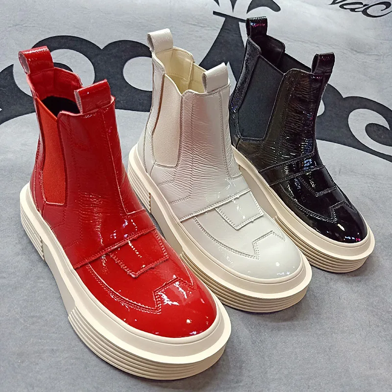 Elastic Band Ankle Boots For Women Flat Platform Shoes Woman Simple Style Chelsea Boots 2019 Casual Round Toe ботинки женские
Elastic Band Ankle Boots For Women Flat Platform Shoes Woman Simple Style Chelsea Boots 2019 Casual Round Toe ботинки женские