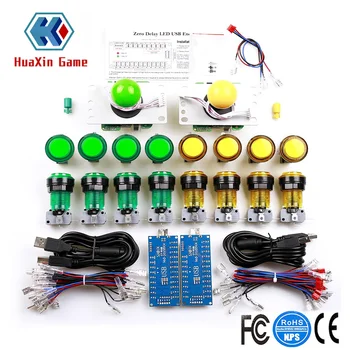 LED Arcade DIY Parts 2x Zero Delay USB Encoder+2x 5pin 8 Way Joystick+16 X Ring Fixing Illuminated Push Buttons With Microswitch
LED Arcade DIY Parts 2x Zero Delay USB Encoder+2x 5pin 8 Way Joystick+16 X Ring Fixing Illuminated Push Buttons With Microswitch