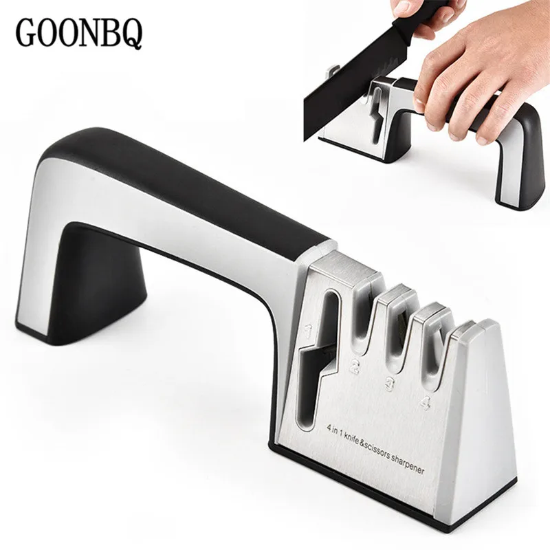GOONBQ 1 шт. 4 в точилка для ножей Алмазная керамика заточка каменного ножа ножниц