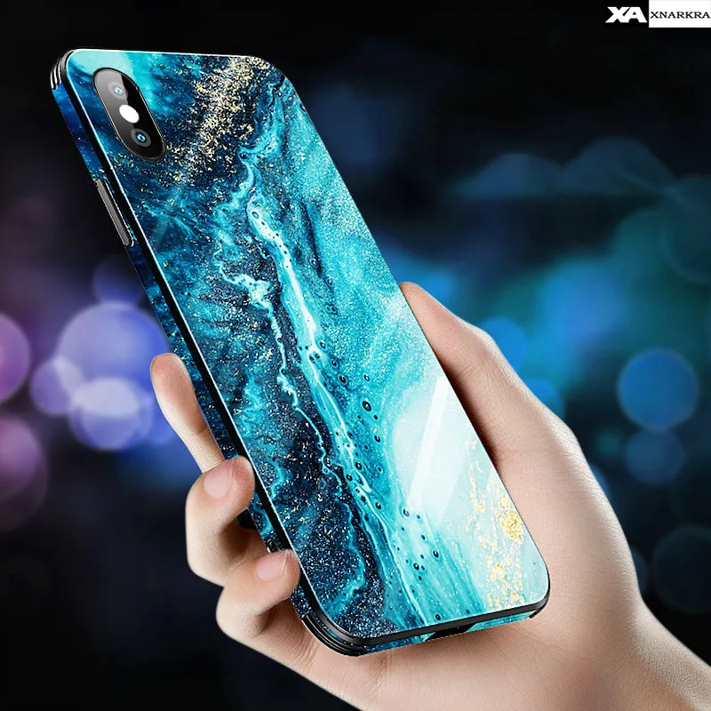 Glass Phone Case For iPhone XS MAX XR X 10 Marble Stone Abstract Design Luxury Silicone Cases Cover For iPhone 7 8 6 6S Plus
Glass Phone Case For iPhone XS MAX XR X 10 Marble Stone Abstract Design Luxury Silicone Cases Cover For iPhone 7 8 6 6S Plus
