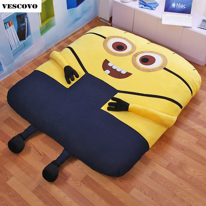 Cartoon Single Double Mattress Tatami Lazy Bed Minions Ground floor sleeping pad 4 sizes
Cartoon Single Double Mattress Tatami Lazy Bed Minions Ground floor sleeping pad 4 sizes