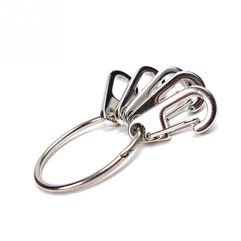 6pcs/set Alloy Carabiner Bottle Hook Keychain Buckle Hanging Padlock Release Keyring Camping Hiking tents Spring Snap Hook #04
6pcs/set Alloy Carabiner Bottle Hook Keychain Buckle Hanging Padlock Release Keyring Camping Hiking tents Spring Snap Hook #04