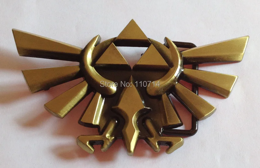 The Legend of Zelda Belt Buckle Broze Color SW-B2039 suitable for 4cm wideth belt with continous stock
The Legend of Zelda Belt Buckle Broze Color SW-B2039 suitable for 4cm wideth belt with continous stock