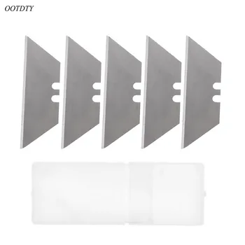 OOTDTY 5Pcs Folding Trapezoid Cutting Blade Art Carpet Cutter Replaceable Utility Knife
OOTDTY 5Pcs Folding Trapezoid Cutting Blade Art Carpet Cutter Replaceable Utility Knife