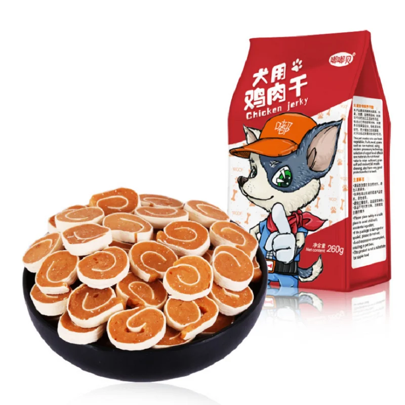 New Arrival Dog snacks Chicken Rolled in Cod fish Dogs Food good for dog's Mental development Training reward clean teeth
New Arrival Dog snacks Chicken Rolled in Cod fish Dogs Food good for dog's Mental development Training reward clean teeth