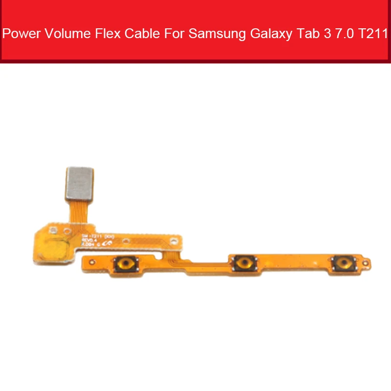 Side Button Power Volume Flex Cable For Samsung Galaxy Tab3 7.0 T211 Power Sound Control Switch Tablet Keypads Replacement
Side Button Power Volume Flex Cable For Samsung Galaxy Tab3 7.0 T211 Power Sound Control Switch Tablet Keypads Replacement