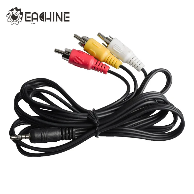 Eachine 3.5mm Jack Plug Male 1 to 3 Head RCA AV Adatper Cable Cord Connector WiringsFor EV100 DVR HD Port Goggles RC Quadcopter
Eachine 3.5mm Jack Plug Male 1 to 3 Head RCA AV Adatper Cable Cord Connector WiringsFor EV100 DVR HD Port Goggles RC Quadcopter