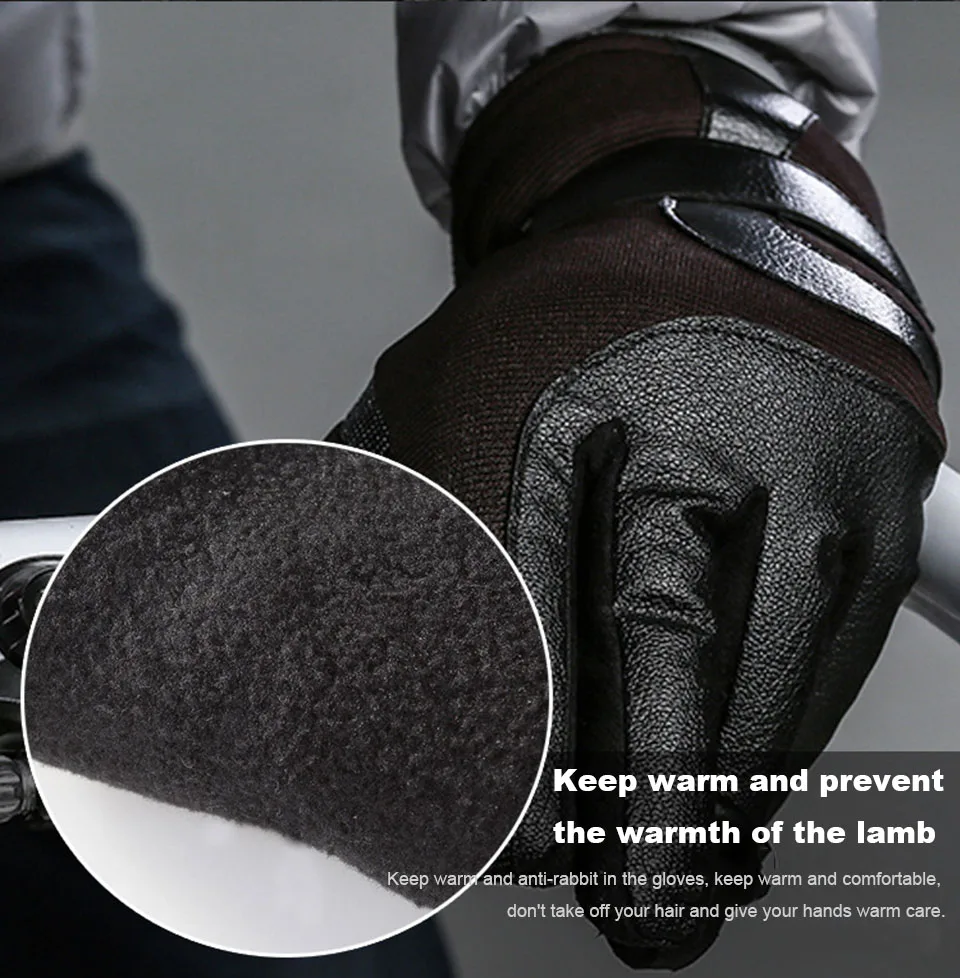 Winter Touch Screen Mens Sports Gloves Ski Snowboarding Thermal Waterproof Windproof Motorcycle (7)