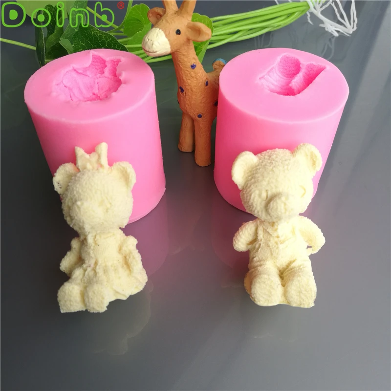 Doinb Cute Bear Boy and Girl Silicone Soap Mold 3D Flexible Handmade Resin Craft Chocolate Candy Mould
Doinb Cute Bear Boy and Girl Silicone Soap Mold 3D Flexible Handmade Resin Craft Chocolate Candy Mould