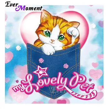 Ever Moment Full Square Drill Diamond Painting Cat Lovely Pet 5D DIY Rhinestone Diamond Embroidery Decoration For Home S2F097
Ever Moment Full Square Drill Diamond Painting Cat Lovely Pet 5D DIY Rhinestone Diamond Embroidery Decoration For Home S2F097