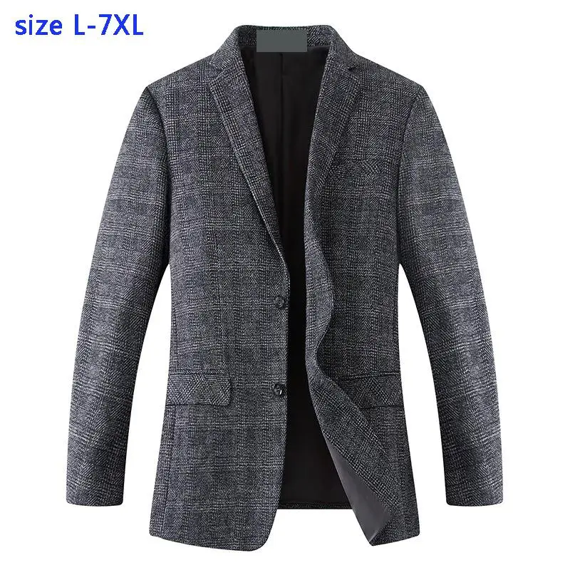 new arrival fashion Extra Large Men Suit Jacket Loose Wool Plaid Casual Single Breasted Mens Blazers plus size XL-4XL5XL6XL7XL
new arrival fashion Extra Large Men Suit Jacket Loose Wool Plaid Casual Single Breasted Mens Blazers plus size XL-4XL5XL6XL7XL