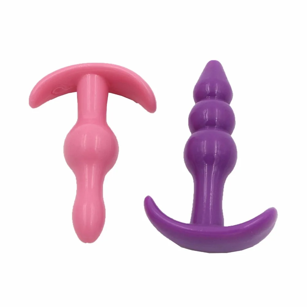 2PCS/SET Silicone Anal Toys Butt Plug Anal Plug Dildo Anal Sex Toys for Woman Men Gay Prostate Buttplug Sex Products Erotic Toys