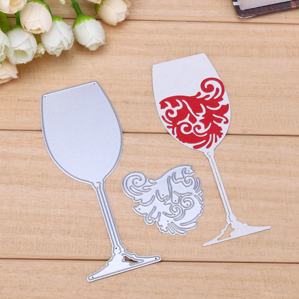 Wine Glass Metal Cutting Dies Stencils for DIY Scrapbooking Photo Album Paper Cards Decorative Craft Embossing Die Cuts Template
Wine Glass Metal Cutting Dies Stencils for DIY Scrapbooking Photo Album Paper Cards Decorative Craft Embossing Die Cuts Template
