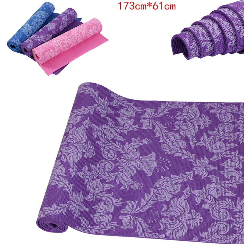 PVC Non-slip Elastic Yoga Mat For Beginner Flower Print Exercise Fitness Pilates Carpet With Bandage Gym Mat 173cmX61cm
PVC Non-slip Elastic Yoga Mat For Beginner Flower Print Exercise Fitness Pilates Carpet With Bandage Gym Mat 173cmX61cm