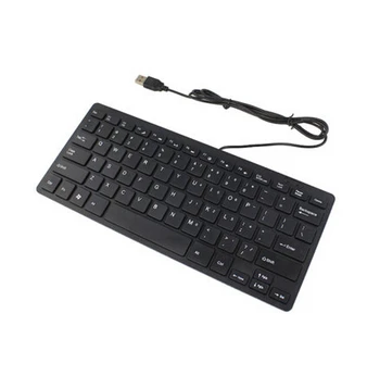 Excellent Quality Black USB Slim Silent Wired Mini Keyboard Durable For Windows 8/7/Vista/XP/2000/OSX/Linux (32/64bits)
Excellent Quality Black USB Slim Silent Wired Mini Keyboard Durable For Windows 8/7/Vista/XP/2000/OSX/Linux (32/64bits)