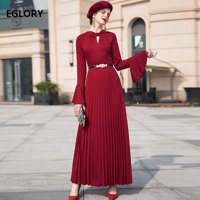 XXXL Long Dress New 2019 Spring Summer Autumn Clothing Women Hollow Out Sexy Flare Sleeve Ankle Length Long Pleated Dress Maxi
XXXL Long Dress New 2019 Spring Summer Autumn Clothing Women Hollow Out Sexy Flare Sleeve Ankle Length Long Pleated Dress Maxi