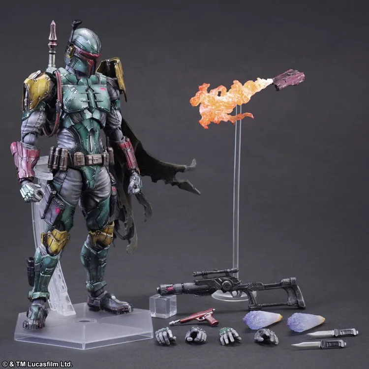 Star Wars Boba Fett/Jango Fett's Son Bounty Hunter PA Play Arts Kai 28cm PVC Action Figure Toys Gift Model Figurines Brinquedos
Star Wars Boba Fett/Jango Fett's Son Bounty Hunter PA Play Arts Kai 28cm PVC Action Figure Toys Gift Model Figurines Brinquedos