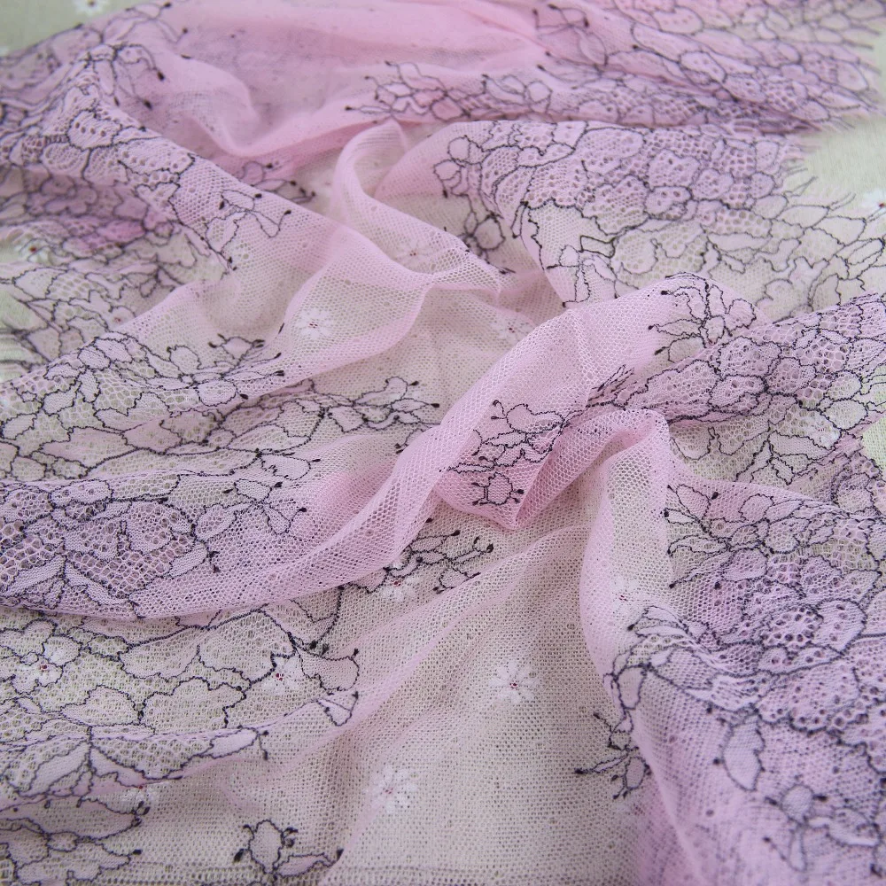 pink&black Eyelash Lace 28cm width 3 yards for one strip non-Stretch crafts Sewing Lace Trim garment accesorries
pink&black Eyelash Lace 28cm width 3 yards for one strip non-Stretch crafts Sewing Lace Trim garment accesorries