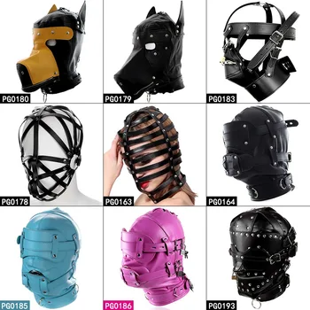 Leather Mask Head Harness Unisex Hood Mask Festival Wear Leather Harness for Women Sexy Bondage Lingerie Gothic Punk
Leather Mask Head Harness Unisex Hood Mask Festival Wear Leather Harness for Women Sexy Bondage Lingerie Gothic Punk