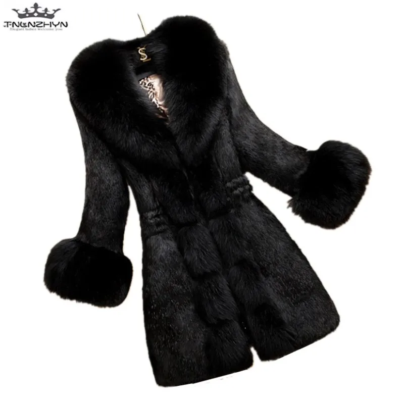 Фото Новинка 2019 осенне зимнее женское пальто tnlnzhyn из искусственного - купить