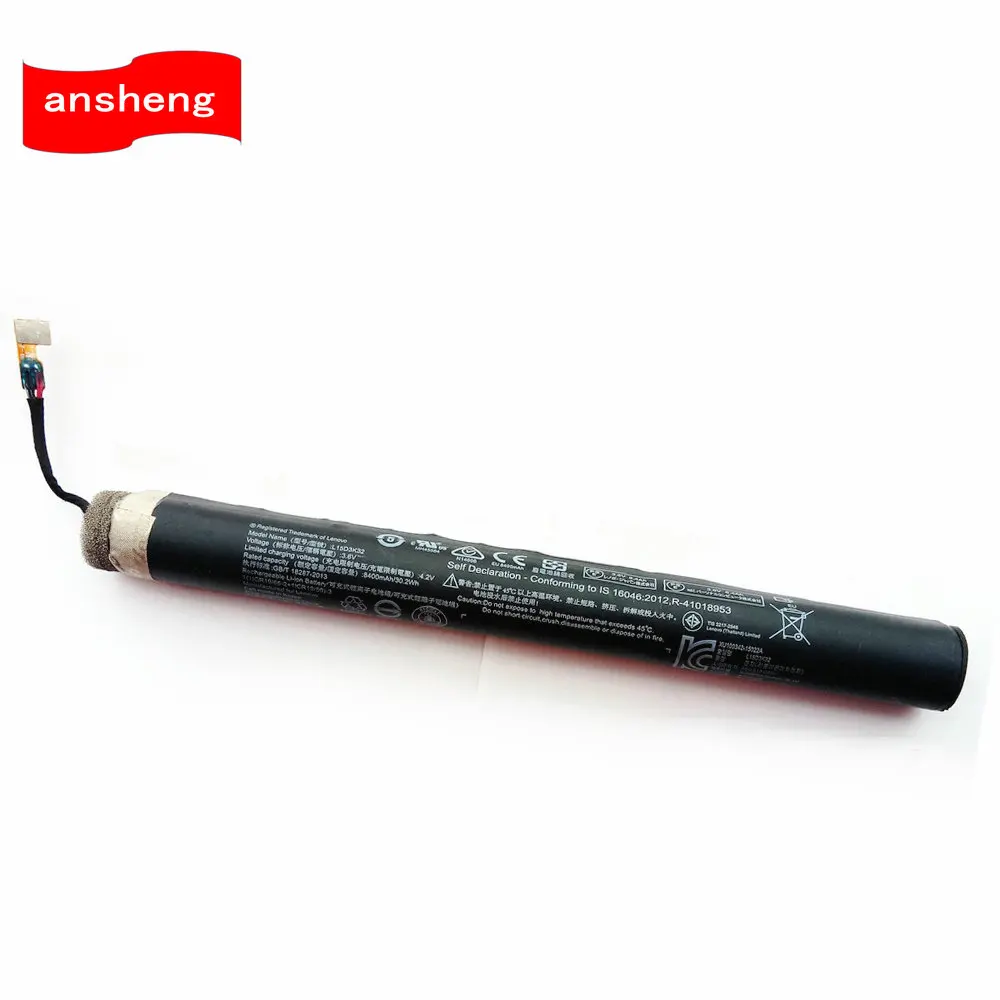 Original 8400mAh L15D3K32 L15C3K32 battery for Lenovo YOGA 3 Tablet-X50F Tablet-X50M YT3-X50/X50F /X50M /X50L Tablet
Original 8400mAh L15D3K32 L15C3K32 battery for Lenovo YOGA 3 Tablet-X50F Tablet-X50M YT3-X50/X50F /X50M /X50L Tablet