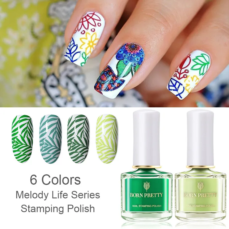 BORN PRETTY Green Color Stamping Polish 6ml Melody Life Stamping Serie Nail Art Plate Printing Polishs Nail Art varnish Varnish
BORN PRETTY Green Color Stamping Polish 6ml Melody Life Stamping Serie Nail Art Plate Printing Polishs Nail Art varnish Varnish