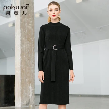 POKWAI Autumn New Fashion Lace Long Sleeve Stand Collar European And American Dress Waist Slim Skirt
POKWAI Autumn New Fashion Lace Long Sleeve Stand Collar European And American Dress Waist Slim Skirt