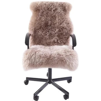 Natural Sheepskin Rug 1.3P 60*130cm sheep skin chair pad with fixed belt winter cozy warm sheepskin fur blanket
Natural Sheepskin Rug 1.3P 60*130cm sheep skin chair pad with fixed belt winter cozy warm sheepskin fur blanket