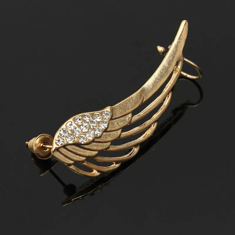 Fashion 1 Pc Crystal Rhinestone Angel Wing Ear Cuff Ear Clip Earrings Women Personality Jewelry Gift brincos para as mulheres
Fashion 1 Pc Crystal Rhinestone Angel Wing Ear Cuff Ear Clip Earrings Women Personality Jewelry Gift brincos para as mulheres