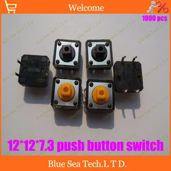 Good quality 1000pcs Tactile Push Button Switch 12*12*7.3MM Micro switch, square button switch yellow and balck
Good quality 1000pcs Tactile Push Button Switch 12*12*7.3MM Micro switch, square button switch yellow and balck