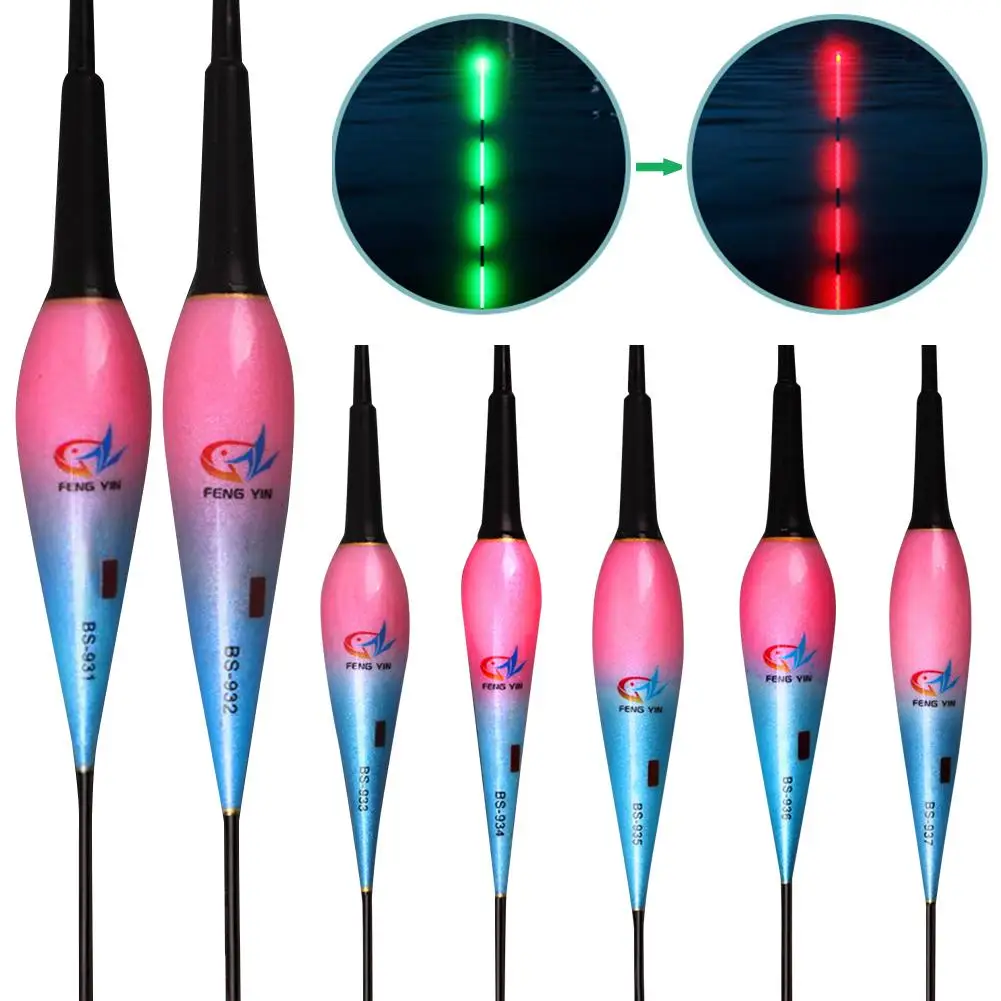 1pcs Night Fishing Buoys Smart Alarm Bite Hook Color Electronic Fishing Float Light Drift Microgravity Induction Nano Float
1pcs Night Fishing Buoys Smart Alarm Bite Hook Color Electronic Fishing Float Light Drift Microgravity Induction Nano Float