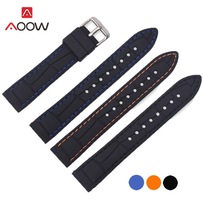 Silicone Watchband 20mm 22mm 24mm 26mm Blue Line Rubber Waterproof Replacement Bracelet Band Strap Accessories for Smart Watch
Silicone Watchband 20mm 22mm 24mm 26mm Blue Line Rubber Waterproof Replacement Bracelet Band Strap Accessories for Smart Watch