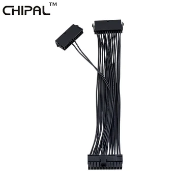 CHIPAL 10pcs 30CM Dual PSU Adapter ATX 24Pin Male to Female Molex Power Supply Sync Starter Extender Cable For BTC LTC Mining
CHIPAL 10pcs 30CM Dual PSU Adapter ATX 24Pin Male to Female Molex Power Supply Sync Starter Extender Cable For BTC LTC Mining