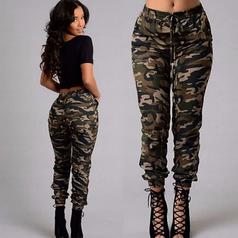 Autumn High Waist Camouflage Harem Women's Pants Lace Up Camo Plus Size Joggers Trousers For Women 2019 Spring Clothes Female
Autumn High Waist Camouflage Harem Women's Pants Lace Up Camo Plus Size Joggers Trousers For Women 2019 Spring Clothes Female