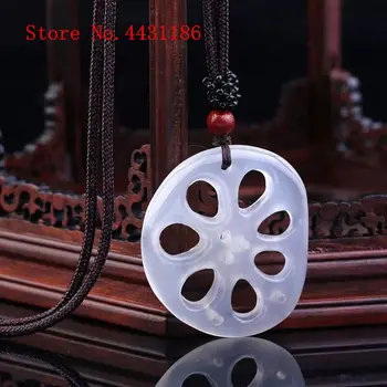 New products White Agate Chalcedony Necklace The lotus root Pendant Lovers Gift Christmas Gift Free Shipping
New products White Agate Chalcedony Necklace The lotus root Pendant Lovers Gift Christmas Gift Free Shipping
