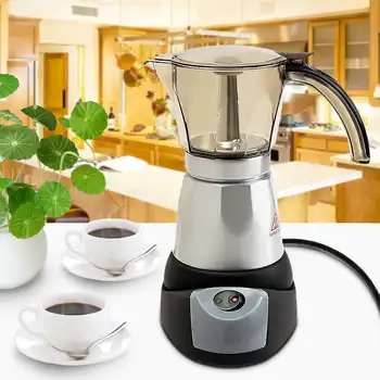 300ml Electric Automatic Coffee Machine Mini Coffee Maker Kitchen Cafetiere Heater 6 Cups 3 minutes AU Plug 220-240V Tea Pot
300ml Electric Automatic Coffee Machine Mini Coffee Maker Kitchen Cafetiere Heater 6 Cups 3 minutes AU Plug 220-240V Tea Pot