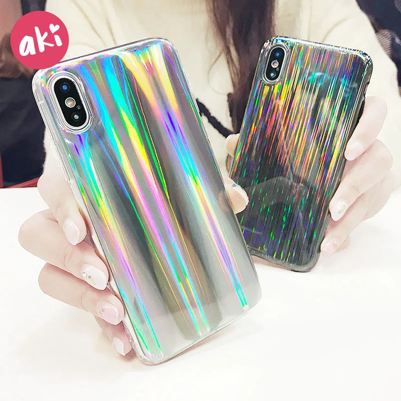 AKI Radian Phone Case for iPhone 8 7 6 6S Plus Cases Laser Shining Mirror Reflect Light Ray Soft Phone Cover
AKI Radian Phone Case for iPhone 8 7 6 6S Plus Cases Laser Shining Mirror Reflect Light Ray Soft Phone Cover