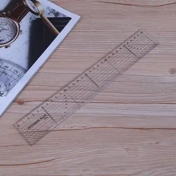 Sewing Patchwork Ruler Material Transparent Handmade Trapezoid/Curve Multifunction Patchwork DIY Quilting Ruler Sewing Tool
Sewing Patchwork Ruler Material Transparent Handmade Trapezoid/Curve Multifunction Patchwork DIY Quilting Ruler Sewing Tool